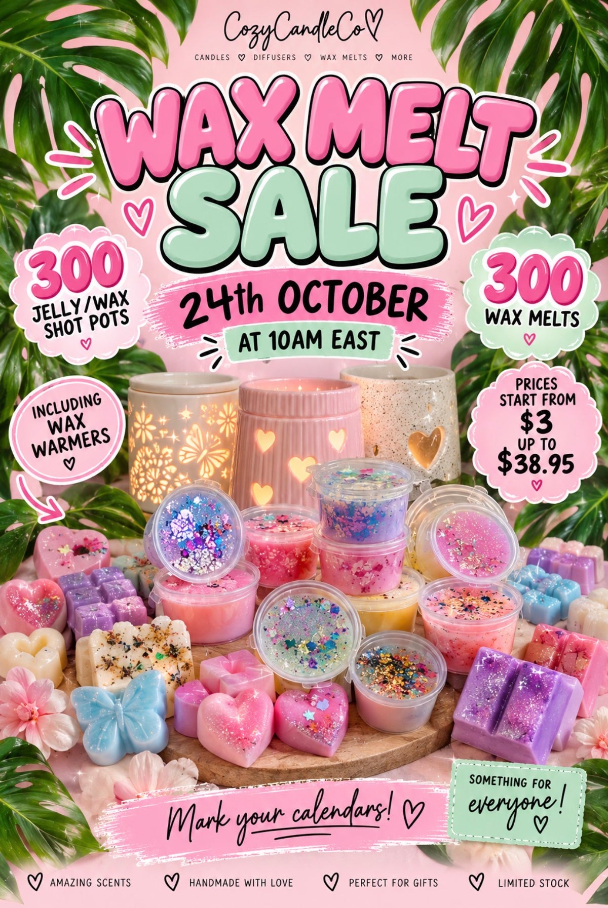Wax Melt Live Sale