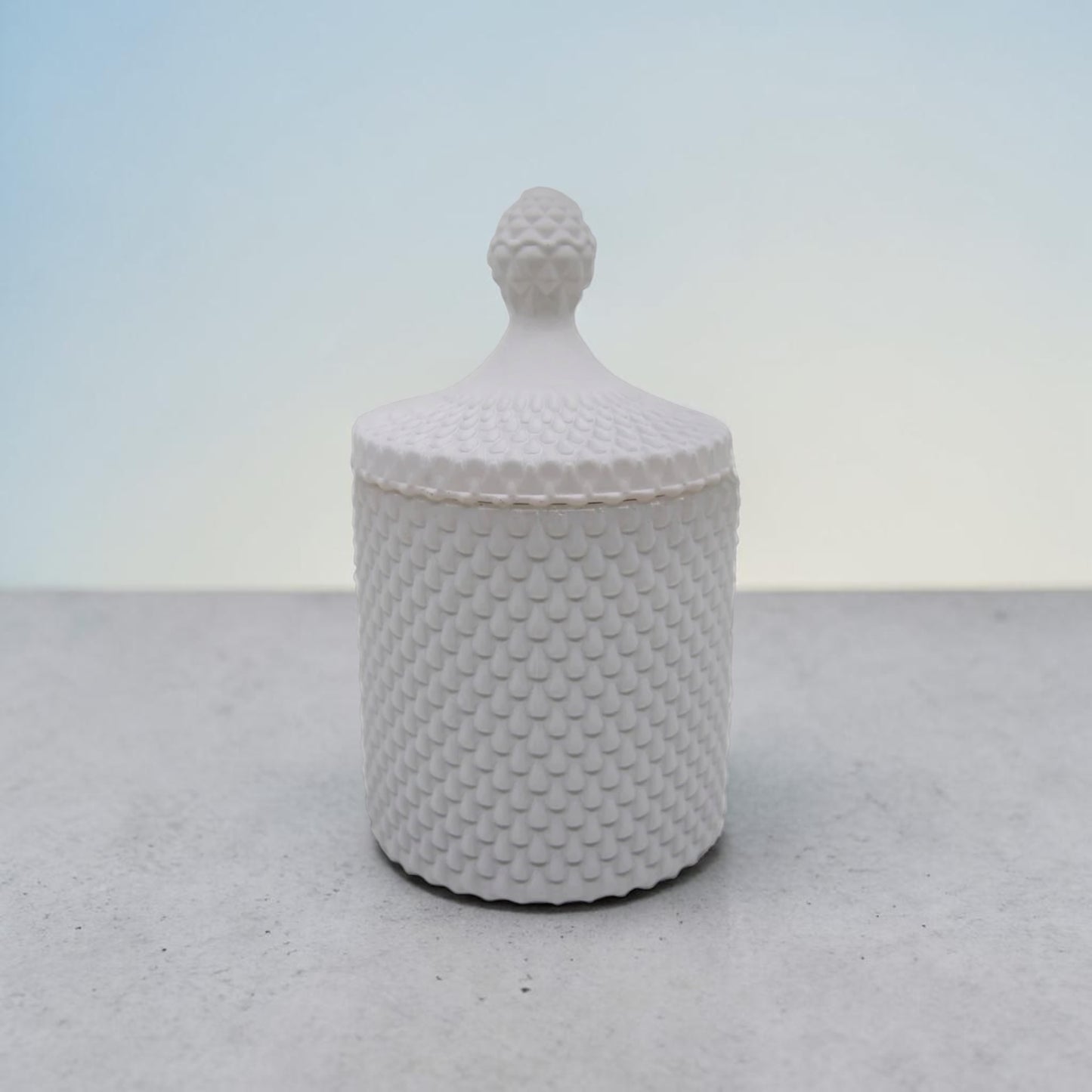 White Tear Drop Candle