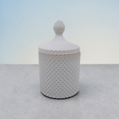 White Tear Drop Candle