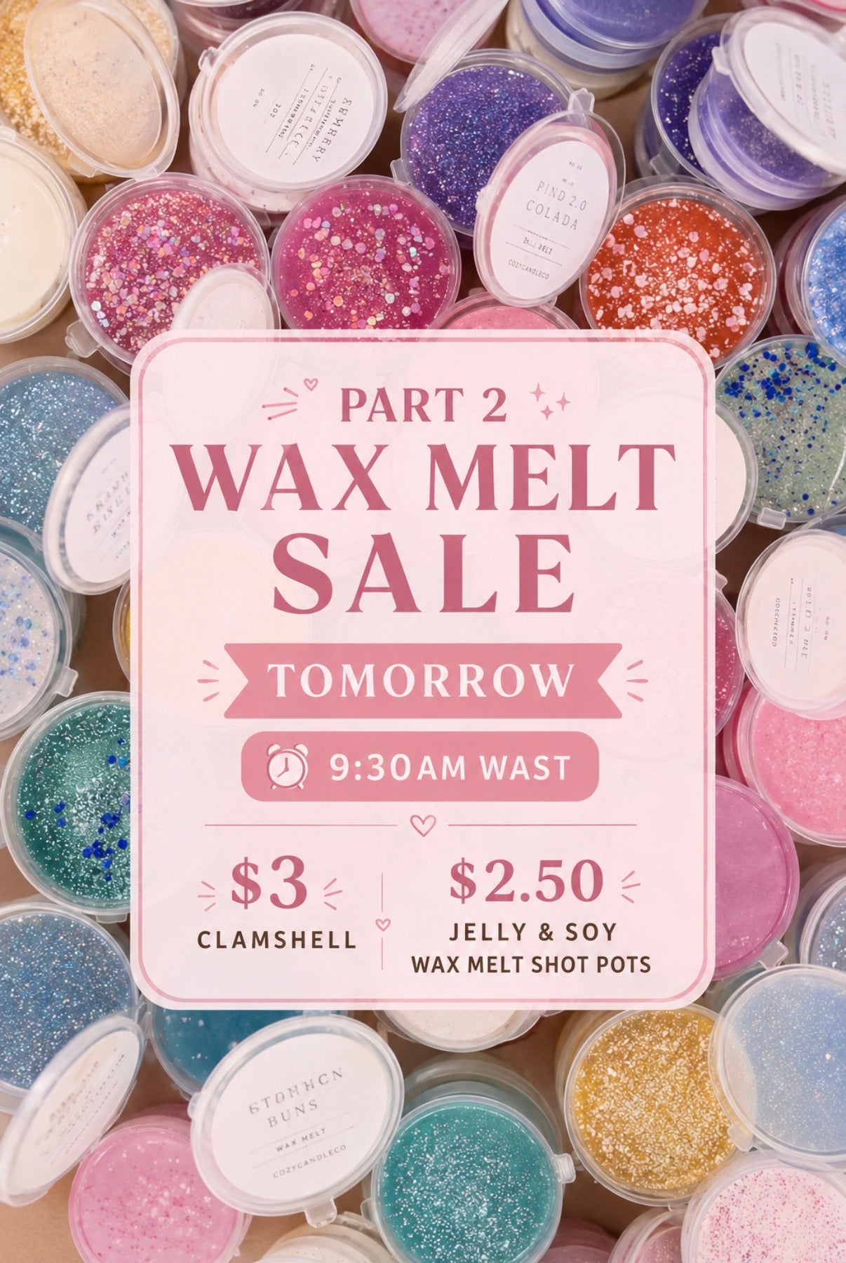 PT2 WAX MELT SALE
