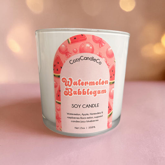 Watermelon Bubblegum Candle