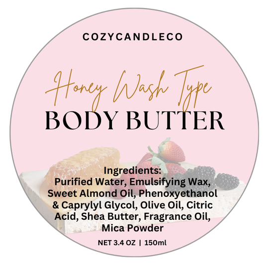 Honey Wash Type Body Butter