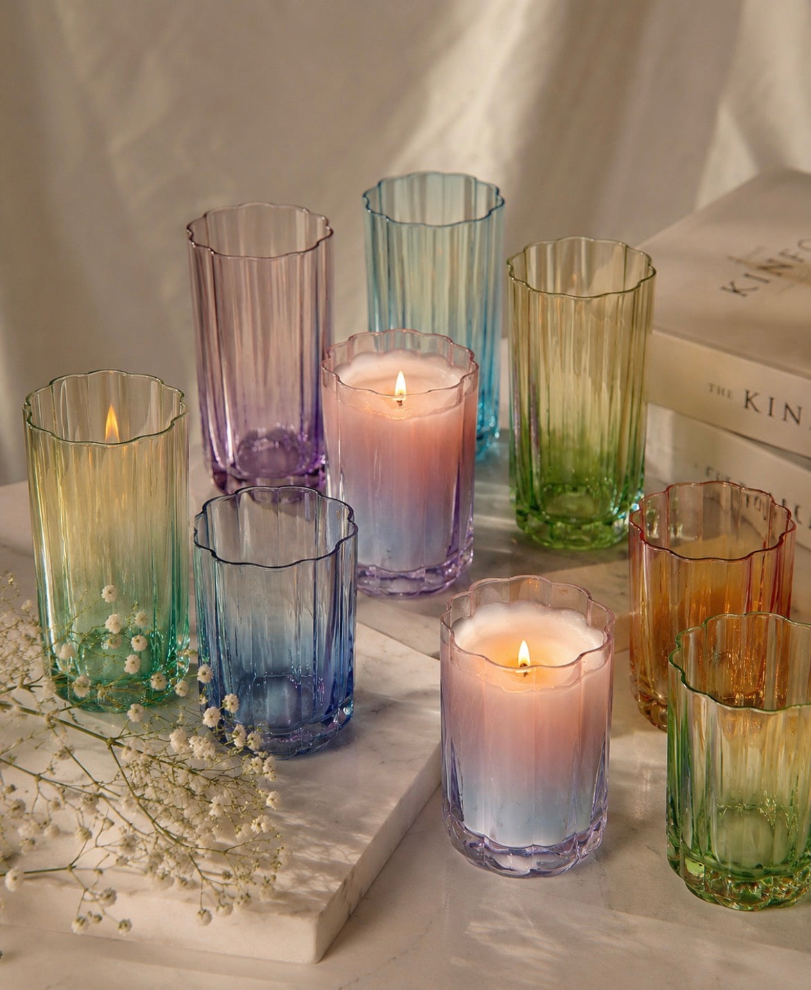 Wave Candle Large