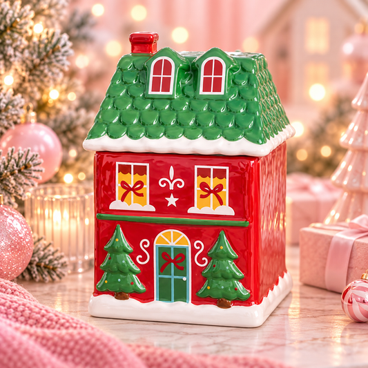 Traditional Christmas House Wax Warmer